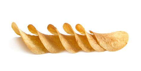 chip on a white background