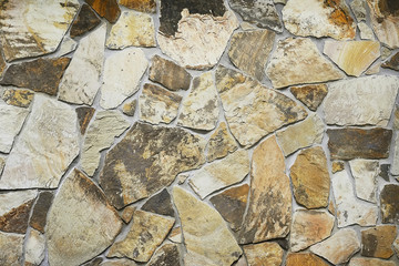 Modern brown stone wall background