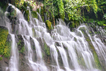Chorros de la Calera waterfalls in a small town of Juayua, Ruta de las Flores itinerary,  El...