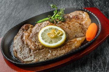 普通のビーフステーキ　Common steak