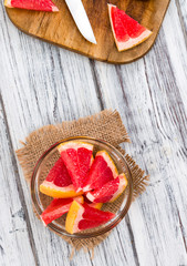 Sliced Grapefruit