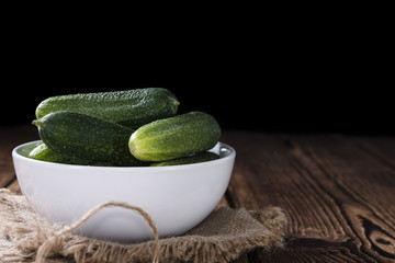 Small green Gherkins