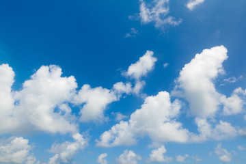 Fototapeta na wymiar blue sky background with a tiny clouds