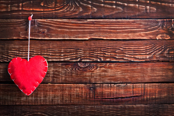 hearts on wood