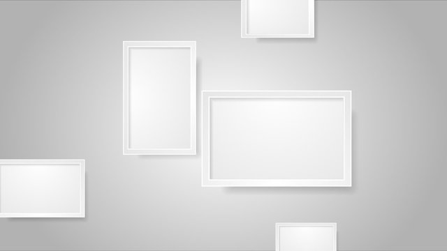 Blank frames abstract motion background. Video animation HD 1920x1080
