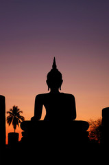 Buddha silhouette