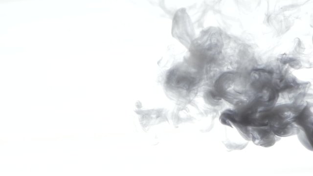 Smoke, on white