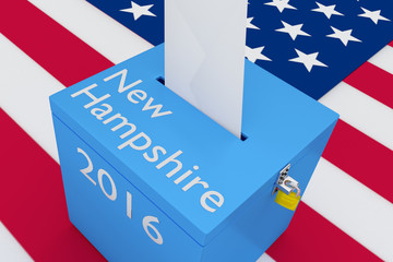 Fototapeta na wymiar New Hampshire Primary 2016