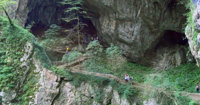 Skocjan caves, &Scaron;kocjanske jame, slovenian &scaron;kocjan park natural landmark monument in Slovenia, Europe, Unesco World Heritage site