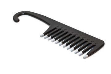 plastic comb on a white background
