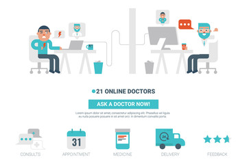 Online Doctor Concept