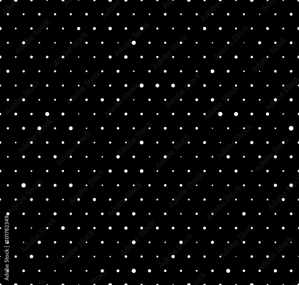 Poster Random speckled, dotted pattern. Seamlessly repeatable circle pa