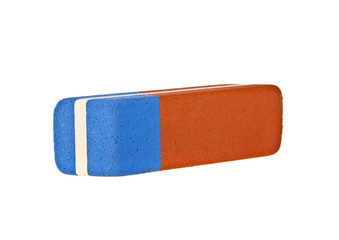 Eraser isolated on white background