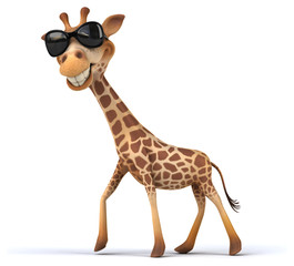 Obraz premium Fun giraffe