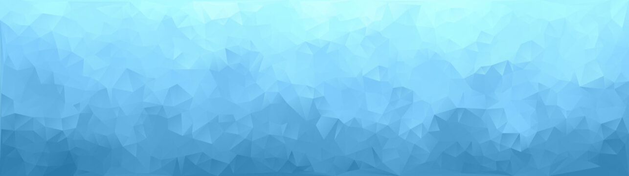 vector illustration - abstract mosaic blue triangle picture