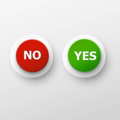 Yes no buttons