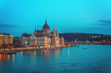 Photo sur Plexiglas Turquoise Parlement de Hongrie