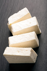 Traditional indian cheese panner