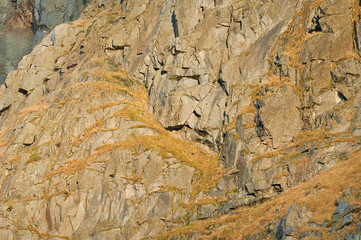 Rocks on mountain