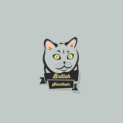 British shorthair cat banner