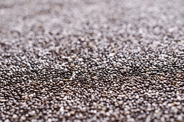 Background chia seeds