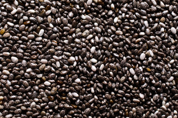 Background chia seeds