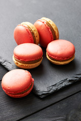 French delicious dessert macaroons