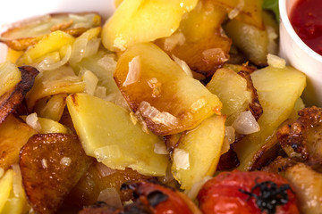Delicious roasted potatoes.