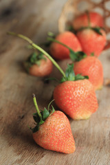 tasty fresh strawberry fruit