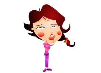 엽기발랄여자캐릭터