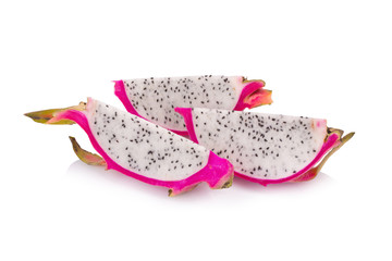 Dragon fruit isolated on white background
