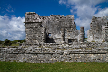 tulum ruins in south of mexico