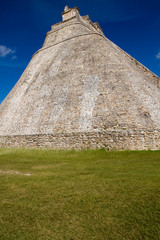 Fototapeta na wymiar uxmal ruins in yucatan, mexico