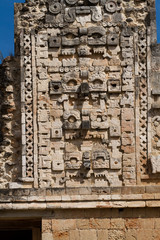 uxmal ruins in yucatan mexico