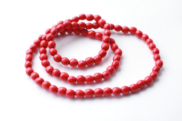 Ukrainian traditional wood necklace