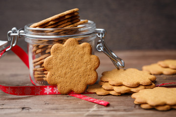 Pepparkakor (Swedish Ginger Cookies) - obrazy, fototapety, plakaty