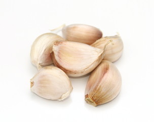 Garlic on isolated background