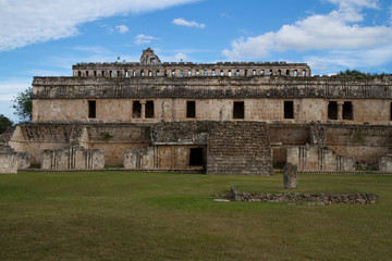 uxmal ruins in yucatan mexico