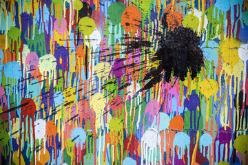 Graffiti art painting © hppd