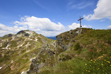 Fototapeta premium Die Wurmwand in Obertauern