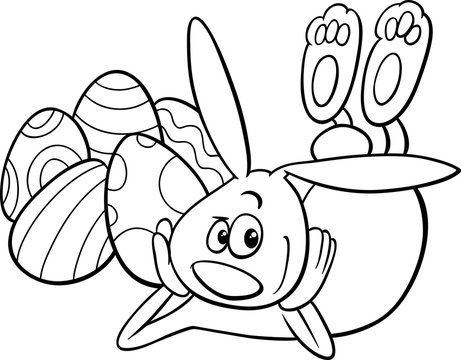 Easter Bunny Coloring Page