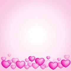 ハート　背景素材