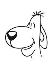 Fototapeta premium dog face head obediently sweet love cute