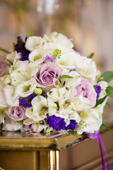 bridal bouquet from roses
