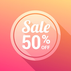 Sale 50% Off Label