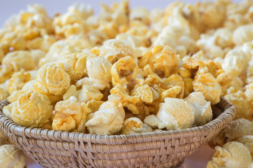Close-up popcorn