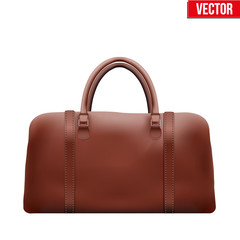 Classic Brown Leather Bag