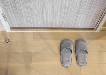 Obraz na płótnie Canvas slippers in room