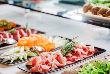 catering banquet table