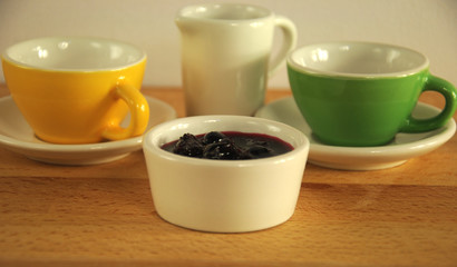 Mini cup and jam